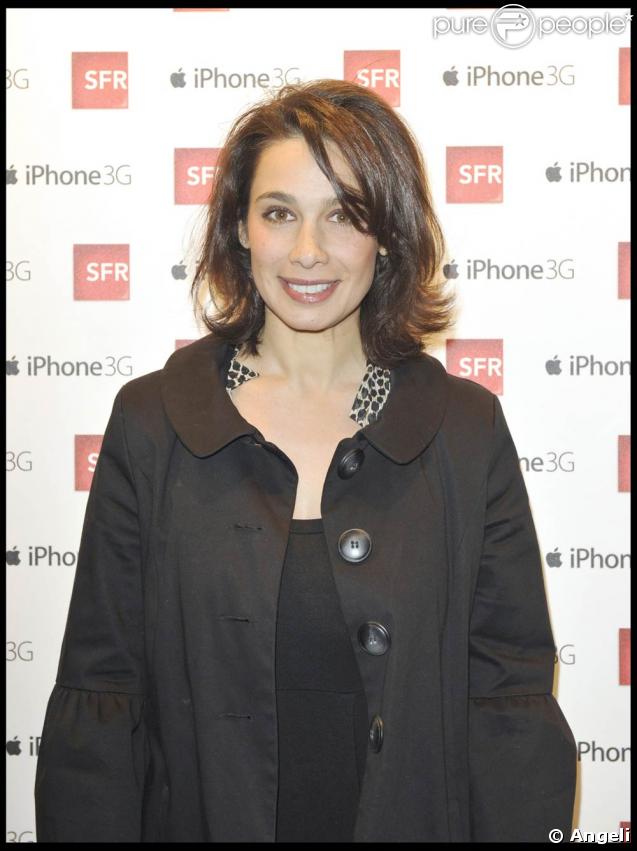 Marie Fugain, au Studio SFR, à l'occasion du lancement de l'iPhone 3G, le 7 avril 2009 !