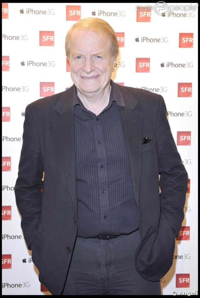 André Dussolier, au Studio SFR, à l'occasion du lancement de l'iPhone 3G, le 7 avril 2009 !