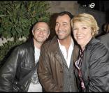 Samuel Etienne, Bernard Montiel et Ariane Massenet, au Studio SFR, à l'occasion du lancement de l'iPhone 3G, le 7 avril 2009 !