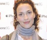 Linda Hardy, au Studio SFR, à l'occasion du lancement de l'iPhone 3G, le 7 avril 2009 !