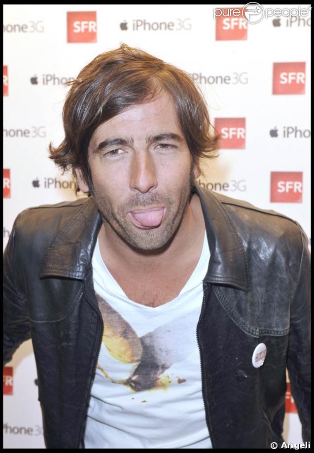 Pierre Mathieu, au Studio SFR, à l'occasion du lancement de l'iPhone 3G, le 7 avril 2009 !