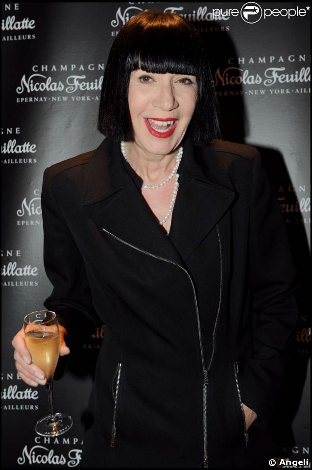 Chantal Thomass, à l'occasion de la soirée Nicolas Feuillate, au Palais de Tokyo, le 7 avril 2009 !