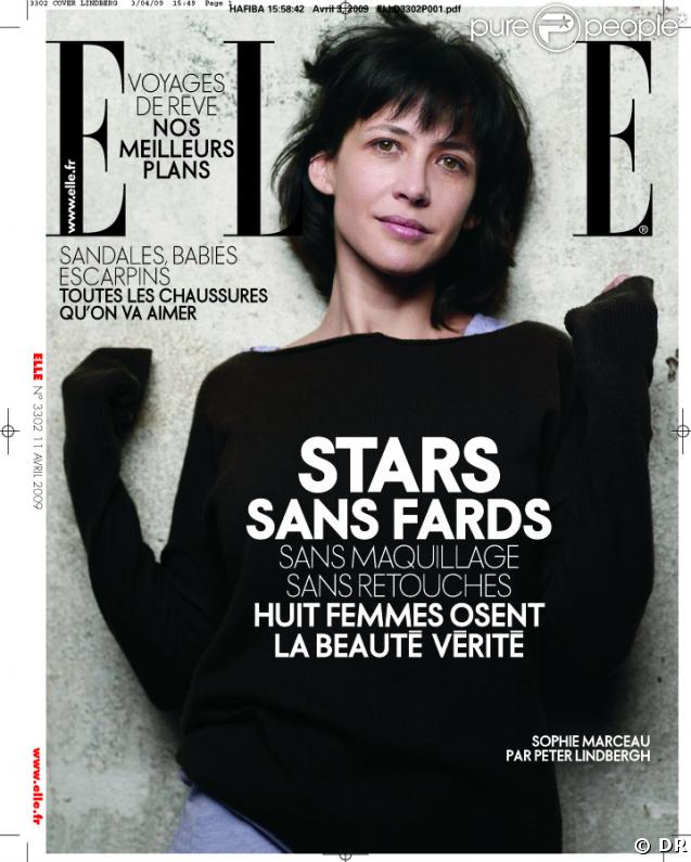Monica Bellucci a joué la carte nature pour Elle