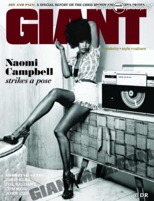 Naomi Campbell pour Giant Magazine 