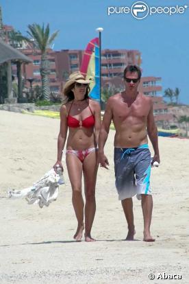 Cindy Crawford et son mari Randy Gerber en vacances sportives à Los Cabos, au Mexique