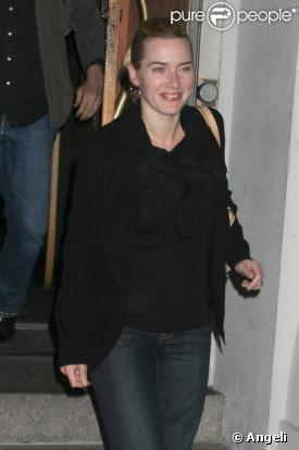 Kate Winslet belle au naturelle à New-York, le 9/04/09 
