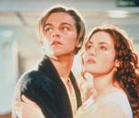 Kate Winslet et Leonardo DiCaprio dans Titanic de James Cameron 
