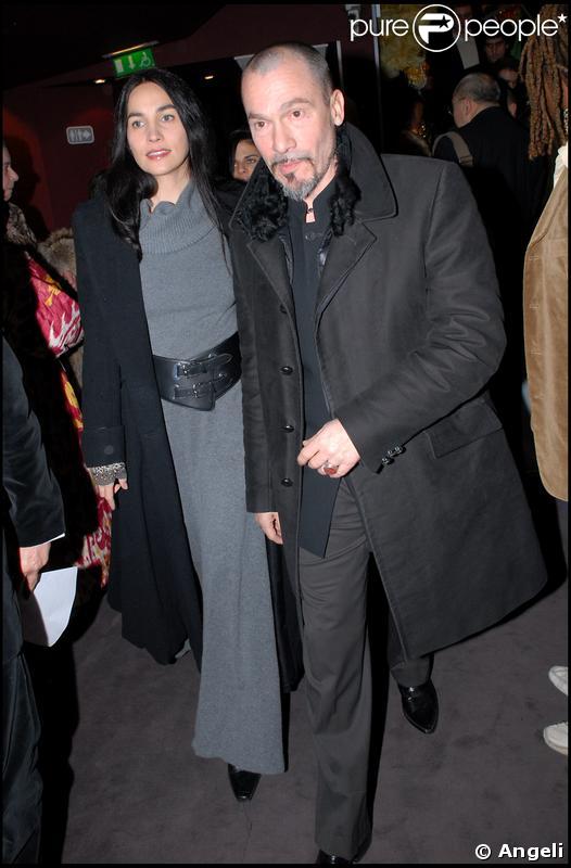 Florent Pagny et sa compagne Azucena