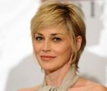 Sharon Stone à la conférence de presse du sommet qui aura lieu la semaine prochaine et qui réunira les 15 premières dames de 15 pays d'Afrique. 16/04/09