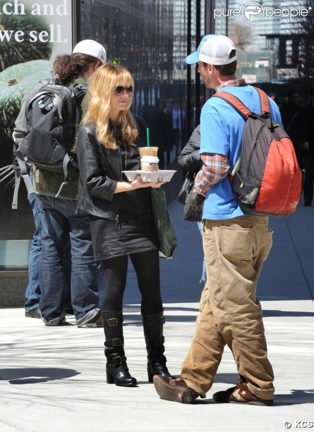 Sarah Michelle Gellar, future maman, à New York. 16/04/09