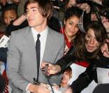 Zac Efron lors de l'avant première à Paris de son film Encore 17 ans