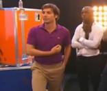 Les candidats ont retrouvé le chorégraphe Stéphane Jarny ( à gauche, avec un polo violet) 