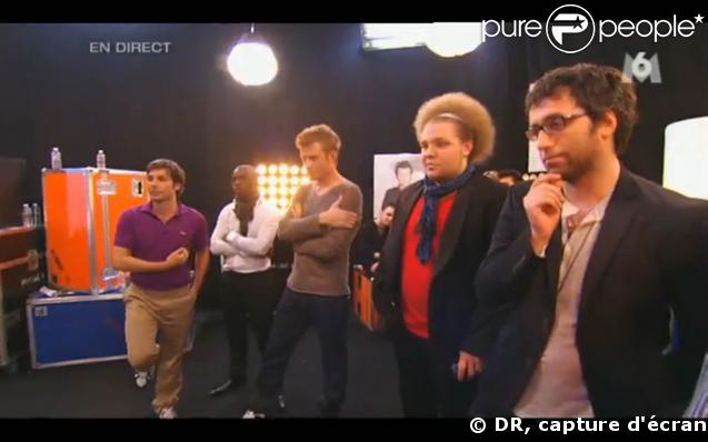 Les candidats ont retrouvé le chorégraphe Stéphane Jarny ( à gauche, avec un polo violet) 