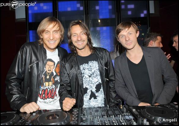 David Guetta, Bob Sinclar et Martin Solveig, la "dream-team" des DJ français aujourd'hui.