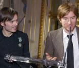Le duo français de musique electro Air, composé de Nicolas Godin et Jean-Benoît Dunckel, précurseur de la vague french touch.