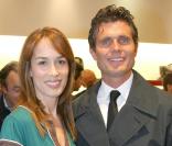 Dolores Chaplin et Anthony Kennedy Shriver lors de la soirée Hogan organisée en l'honneur de l'association Best Buddies, le 23/04/09