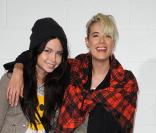 Agyness Deyn et Daveigh Chase à la soirée d'inauguration de la boutique Chloé. 23/04/09