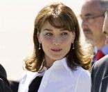 Nicolas Sarkozy et son épouse Carla arrivent à Madrid. 27/04/09