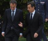 Nicolas Sarkozy et José Luis Zapatero. 28/04/09 