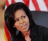 Michelle Obama lors de l'inauguration du buste de Sojourner Truth au Capitol Visitor Center à Washington le 28 avril 2009
