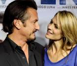 Sean Penn et Robin Wright Penn à la première de Milk en novembre 2008 