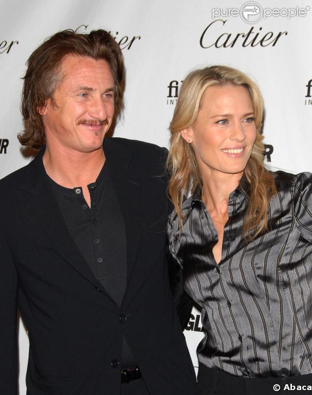 Sean Penn et Robin Wright Penn en 2006 