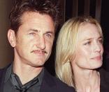 Sean Penn et Robin Wright Penn en 2001 