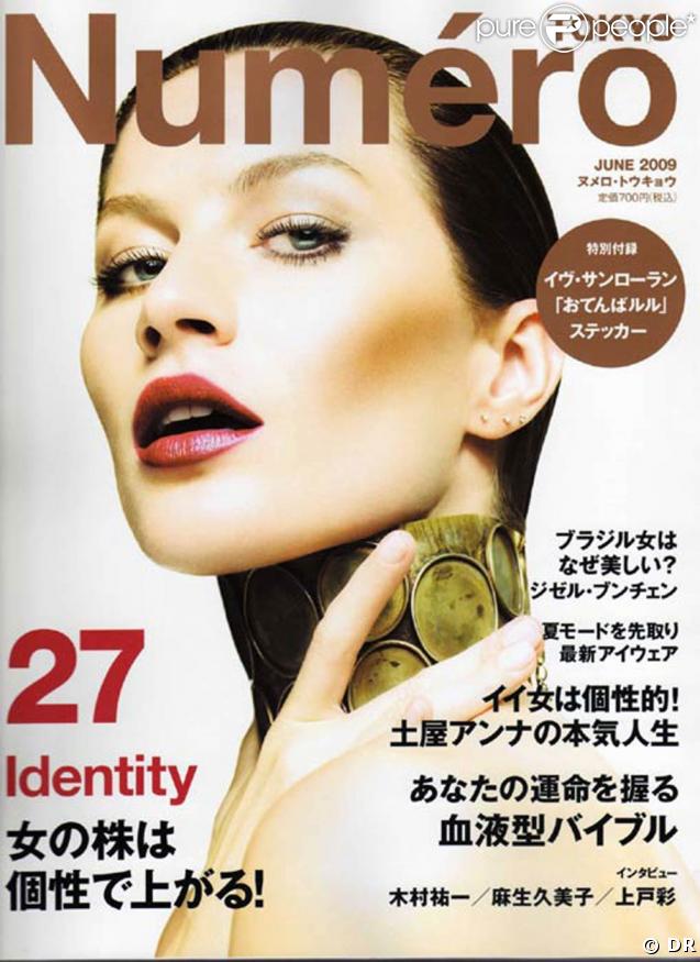 La belle Gisele Bündchen, en couverture de l'édition japonaise de Numéro ! 