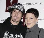 Pink et Carey Hart en décembre 2007 pour le concert de Led Zeppelin 