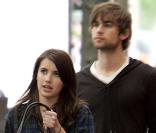 Chace Crawford sur le tournage de Twelve en compagnie d'Emma Roberts, le 4 mai 2009 à New York !
