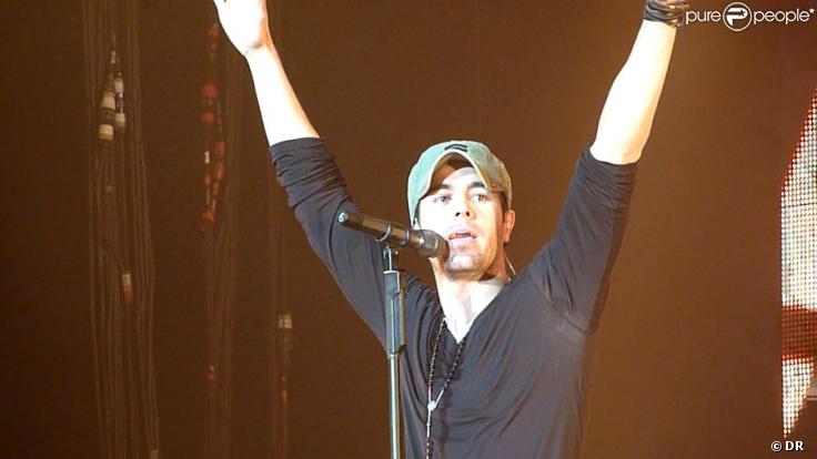 Enrique Iglesias lors de son concert au Zénith de Paris, le 4 mai 2009