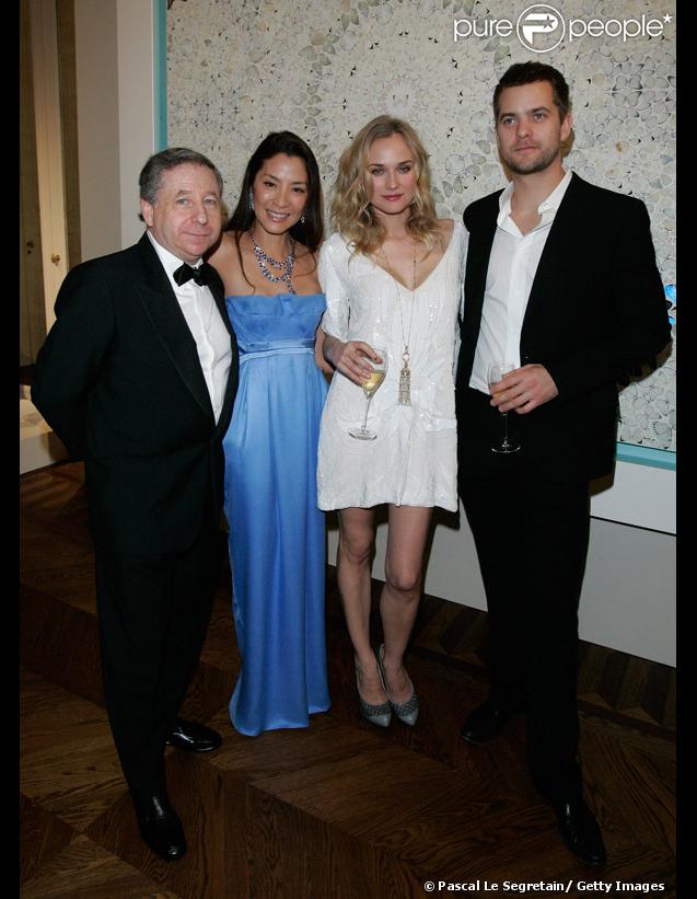 Jean Todt, Michelle Yeoh, Diane Kruger et Joshua Jackson au 150e anniversaire de Boucheron