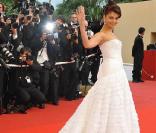 La belle Aishwarya Rai, le 13 mai 2009, lors de l'ouverture du 62e Festival de Cannes !