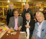 Vente de tableaux Histoire de... 2008 au profit de l'institut Alfred Fournier : Armande Altaï, Pierre Huth, Pierre Cornette de St Cyr et Popeck 
