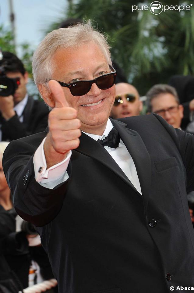 Laurent Boyer lors de la montée des marches avant la projection de Vengeance, au Festival de Cannes, le 17 mai 2009