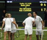 Andre Agassi et sa femme Steffi Graf participent 