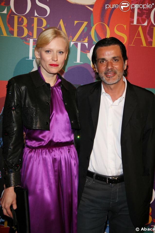Anna Sherbinina et Christophe Barratier lors de l'after-party de la présentation des Etreintes Brisées au Festival de Cannes le 19 mai 2009