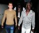 Amaury Bischoff et Bacary Sagna quittent la soirée de fin de saison d'Arsenal, au Sketch de Londres