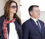 Rania de Jordanie et le roi Abdullah II 