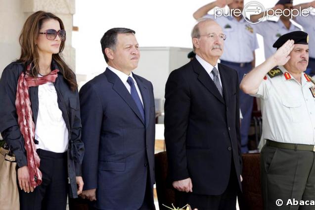 Rania de Jordanie et le roi Abdullah II 