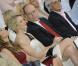 The Amber Fashion Show and Auction, au Meridien Beach Plaza Hotel de Monaco, le 22 mai 2009 : Albert de Monaco couve Charlene Wittstock des yeux 