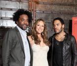 Le réalisateur Lee Daniels, Mariah Carey et Lenny Kravitz présentant le film Precious dans la catégorie Un Certain Regard lors du 62e Festival de Cannes