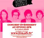 Phoenix donnera un concert privé au Studio SFR le 3 juin 2009