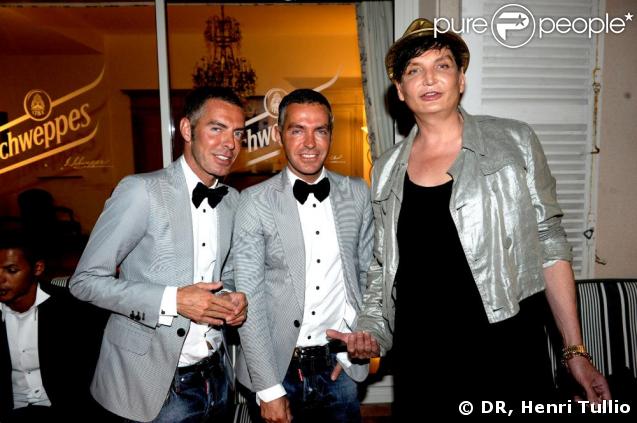   Dean et Dan Caten   à la soirée Schweppes à Cannes le 20 mai dernier avec  <span style=