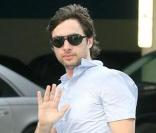 Zach Braff au match des Lakers à Los Angeles le 27 mai 2009
