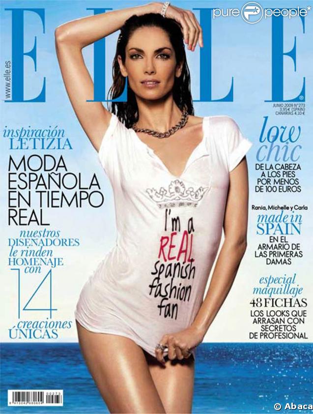 Eugenia Silva en couverture du Elle  de juin 2009 