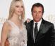 Tonya Kinzinger (Sous le Soleil) et Bernard Montiel au 49ème Festival de Télévision de Monte-Carlo, hier.