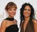 Dounia Coesens et Fabienne Carat de Plus Belle La Vie au 49ème Festival de Télévision de Monte-Carlo, hier