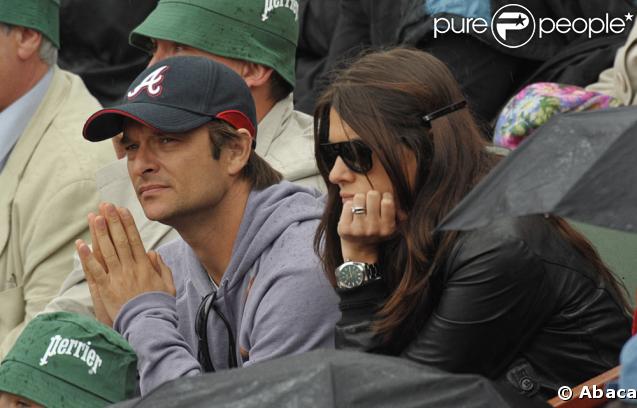 David Hallyday et sa femme  
