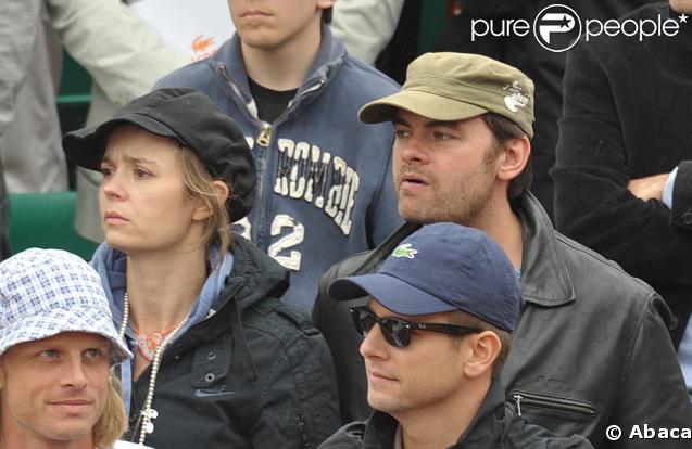 Clovis Cornillac et sa femme Caroline  